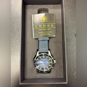 Men's Blue and Black Watch